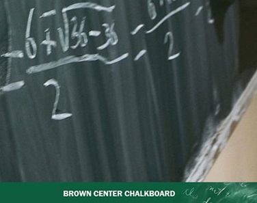 Brown Center Chalkboard