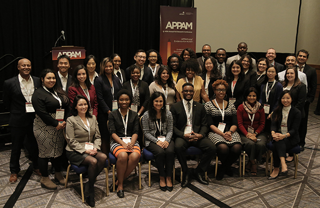 APPAM 2018 Equity and Inclusion Fellows who attended King's talk