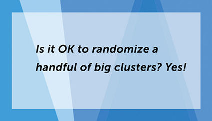 Randomize big clusters