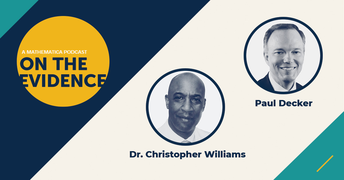 Lifelong friends Chris Williams, an ophthalmologist and founder of OnPacePlus, and Paul Decker, Mathematica’s president and chief executive officer, discuss George Floyd, Black Lives Matter, and their personal experiences with racism.
