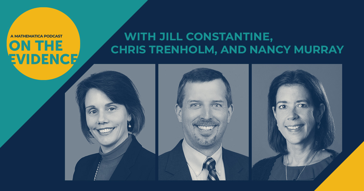 For the final episode in 2022, Mathematica’s Nancy Murray, Jill Constantine, and Chris Trenholm reflect on the role evidence played in 2022 in advancing equity, addressing the climate crisis, and improving public well-being.