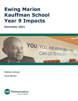 Ewing Marion Kauffman School: Year 9 Impacts. September 2021. Matthew Johnson, Alicia Demers.