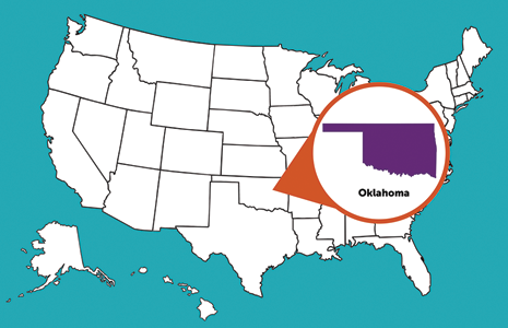 Oklahoma map Oklahoma map