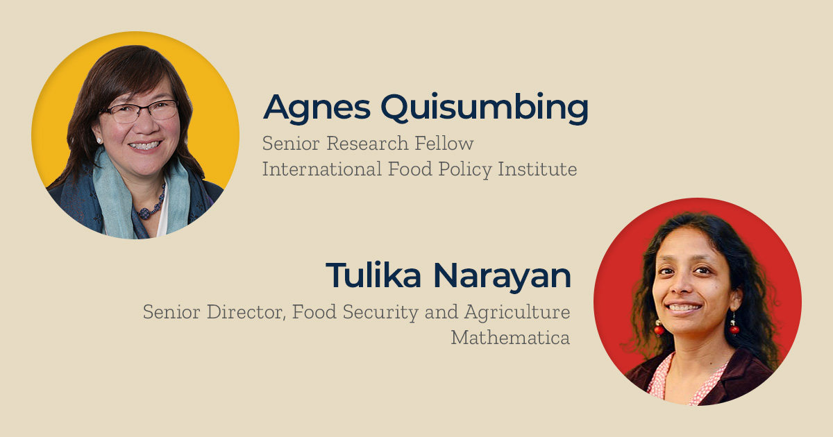 Agnes Quisumbing and Tulika Narayan