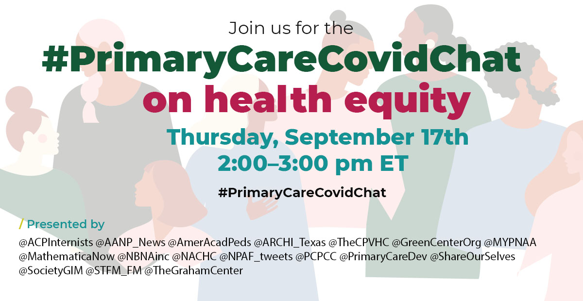 Primary Care Covid Twitter Chat on Health Equity