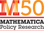 Mathematica Policy Research 50th anniversary logo