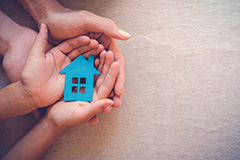 House in hands