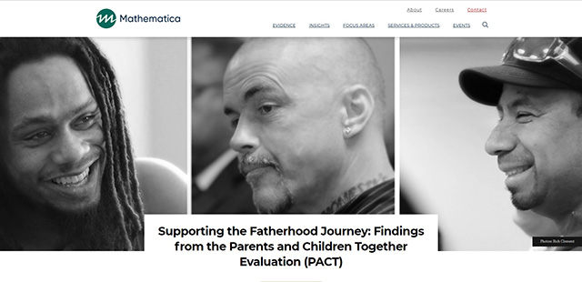 Screenshot of Supporting the Fatherhood Journey: Findings from the PACT Evaluation