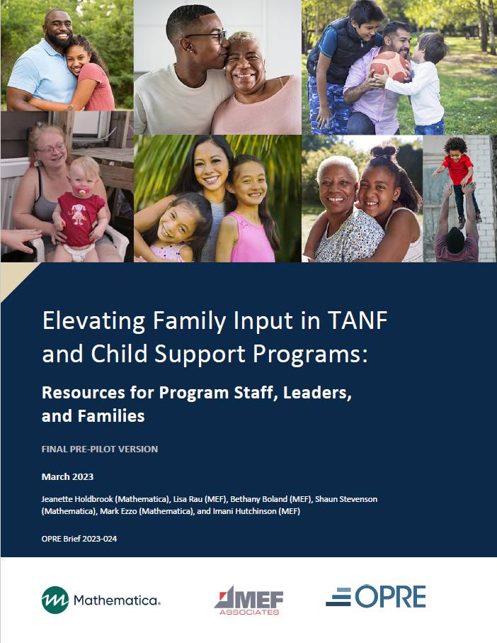 Family Input Resources Report Cover
