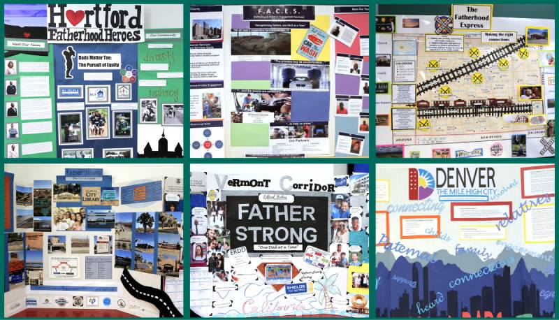 Fathers and Continuous Learning in Child Welfare project collage