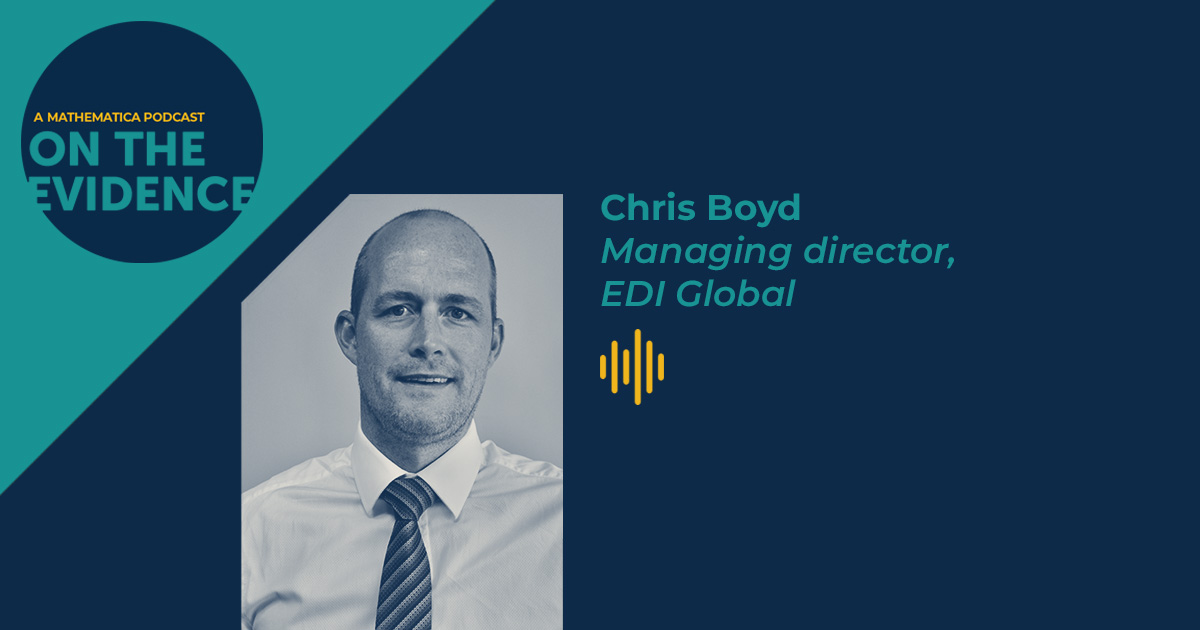On the Evidence: A Mathematica Podcast. Chris Boyd, Managing director, EDI Global