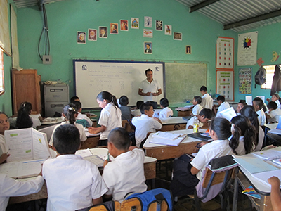 Classroom in Hondoras