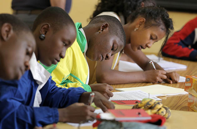 Students in classroom