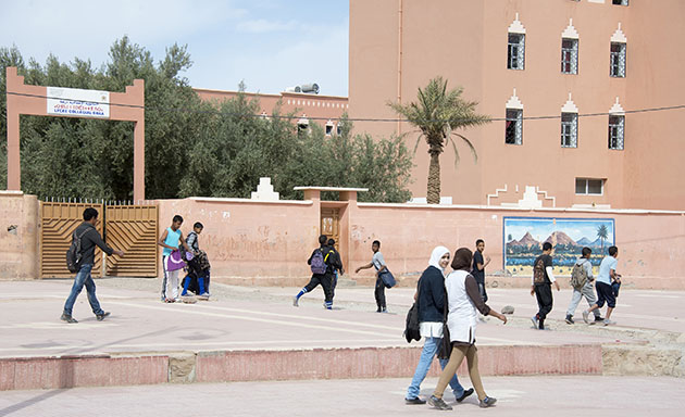 Morocco street scene