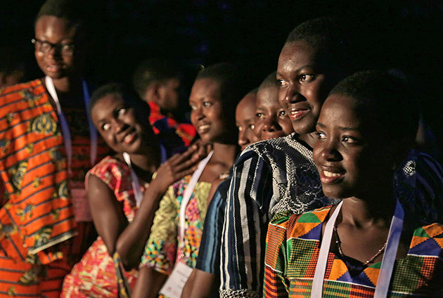 students from Mastercard's Scholars program