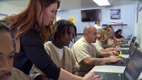 One of the grant-funded American Job Centers at the East Mesa Reentry Facility in San Diego County, California.(Photo used with permission from the San Diego County Sherriff’s Office)