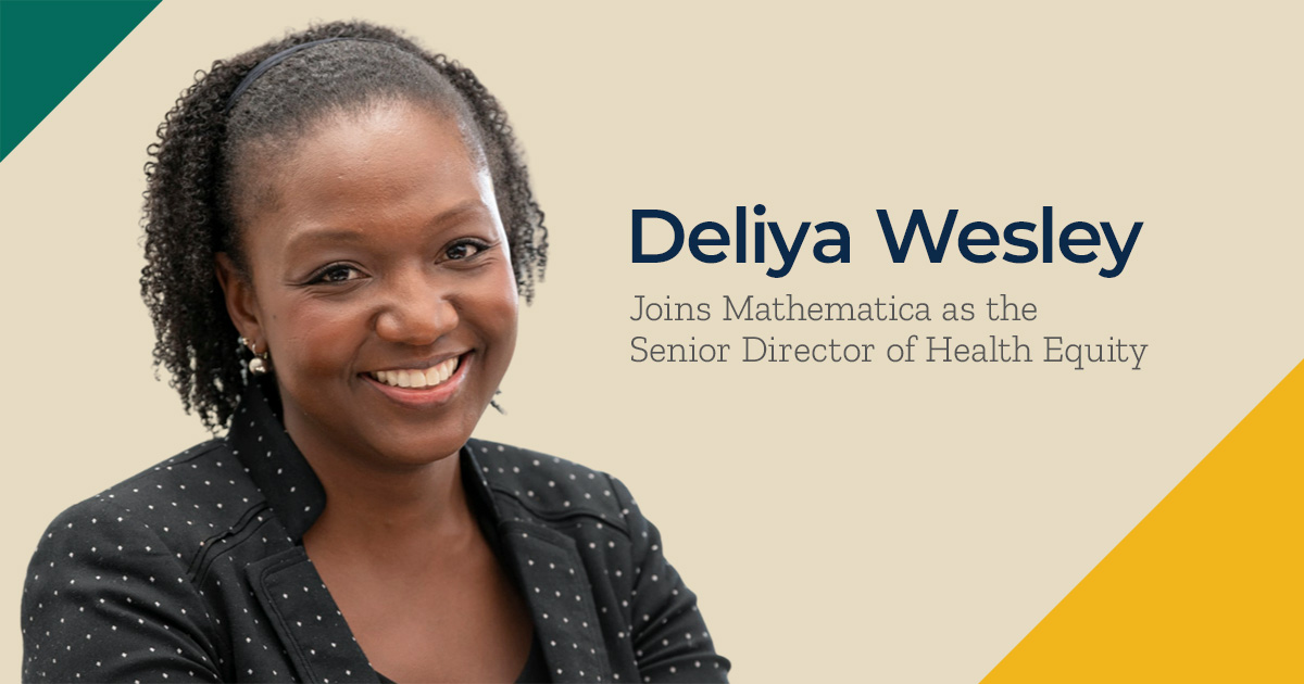 Deliya Wesley joins Mathematica as the senior director of health equity