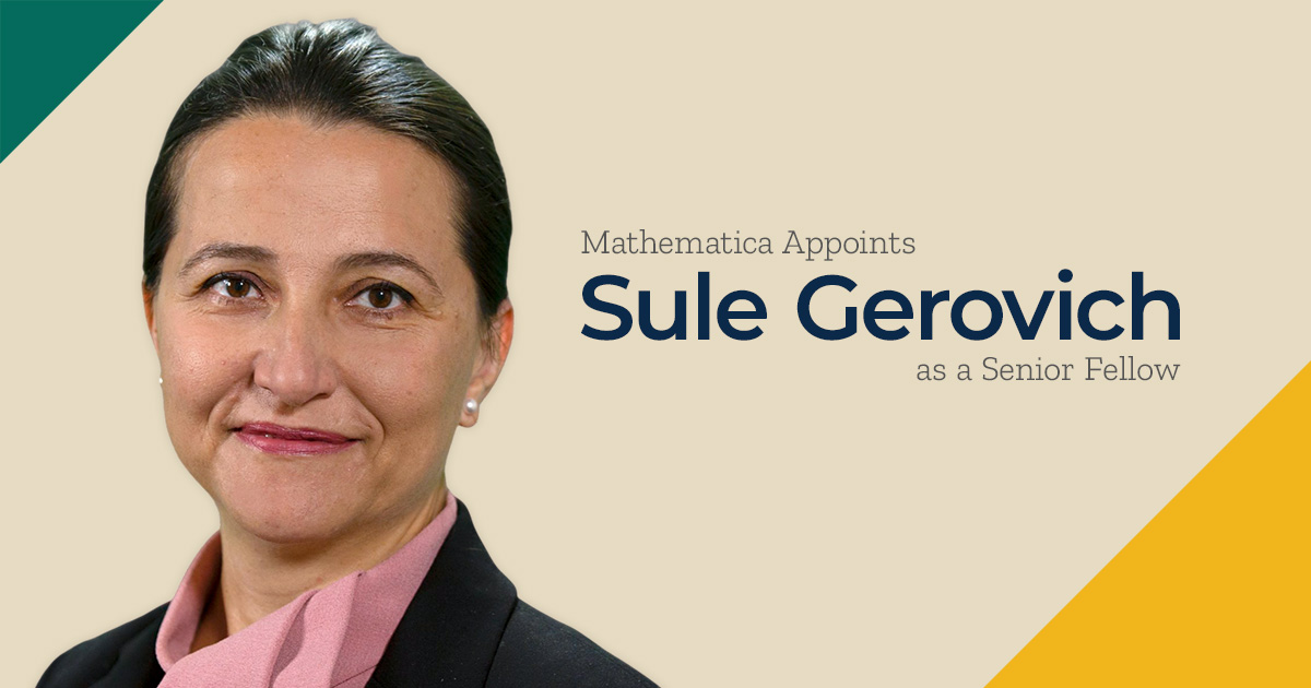 Mathematica Appoints Sule Gerovich as a Senior Fellow