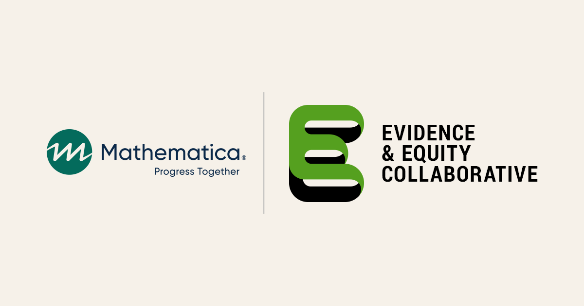 Mathematica logo next to the Evidence & Equity Collaborative logo