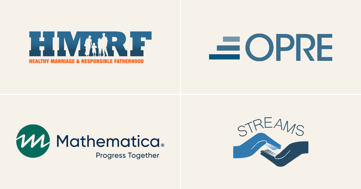 HMRF, OPRE, Mathematica, and STREAMS logos