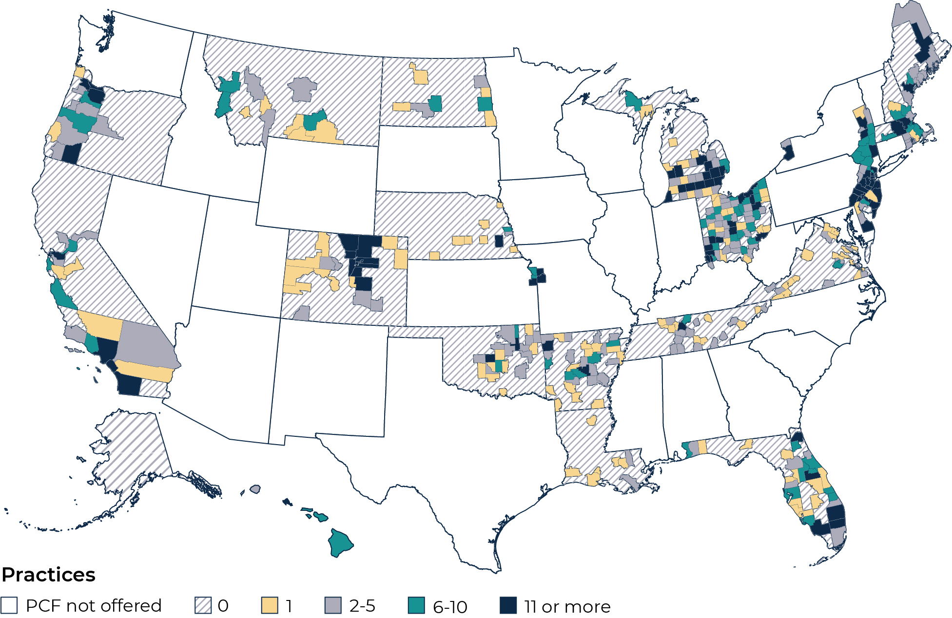 Map of Primary Care Practices
