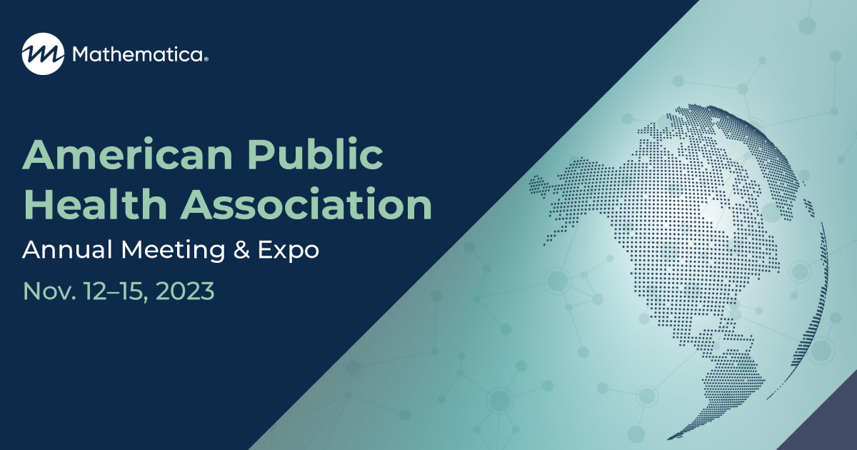 American Public Health Association Annual Meeting & Expo Nov. 12-15 2023