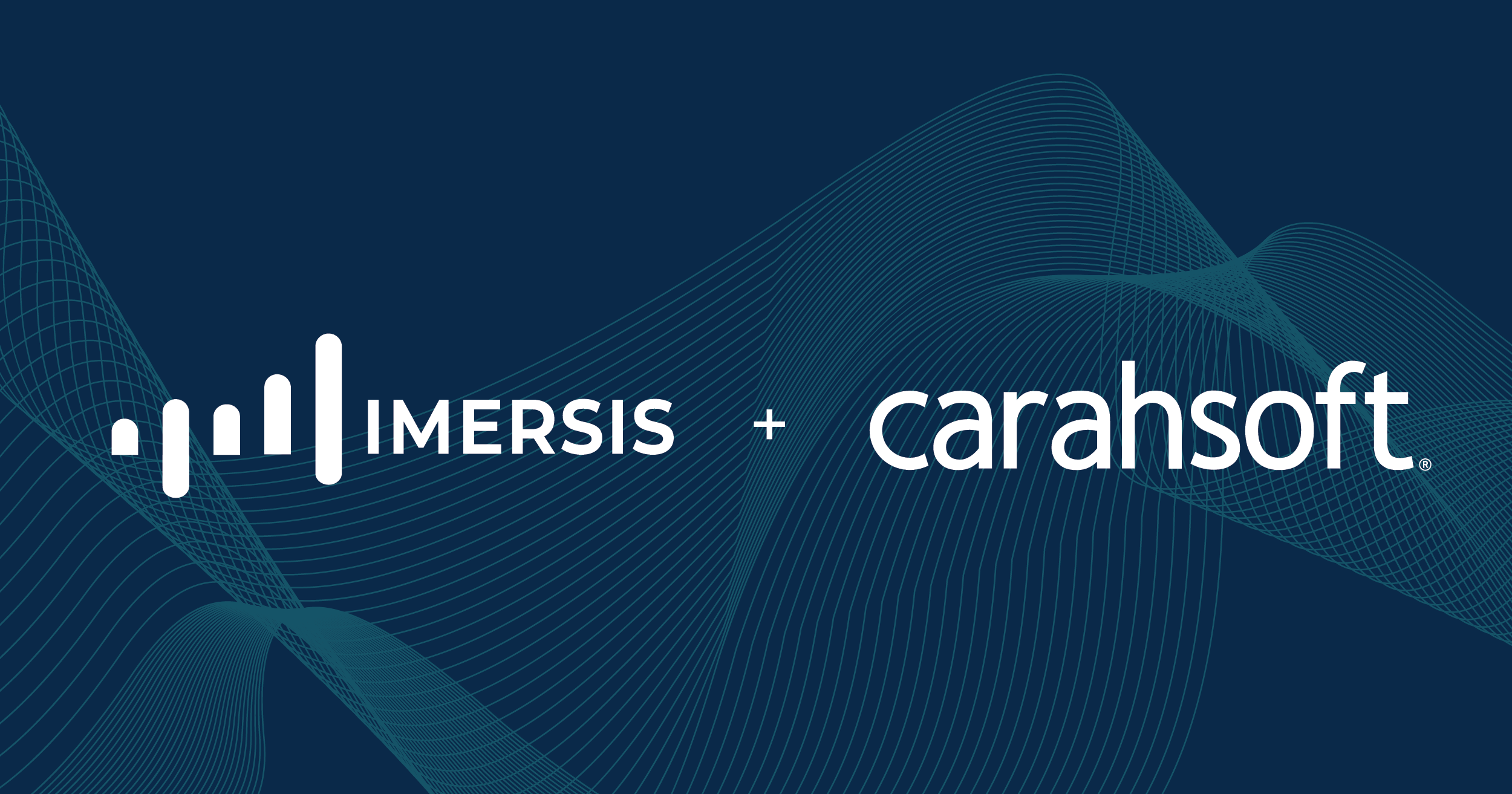 Imersis and Carahsoft logos