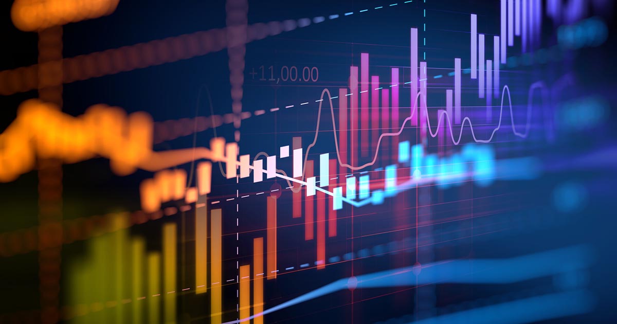 Digital chart showing costs over time
