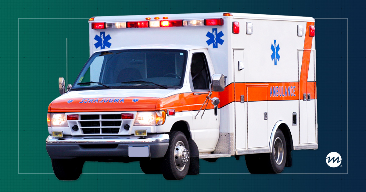 An ambulance