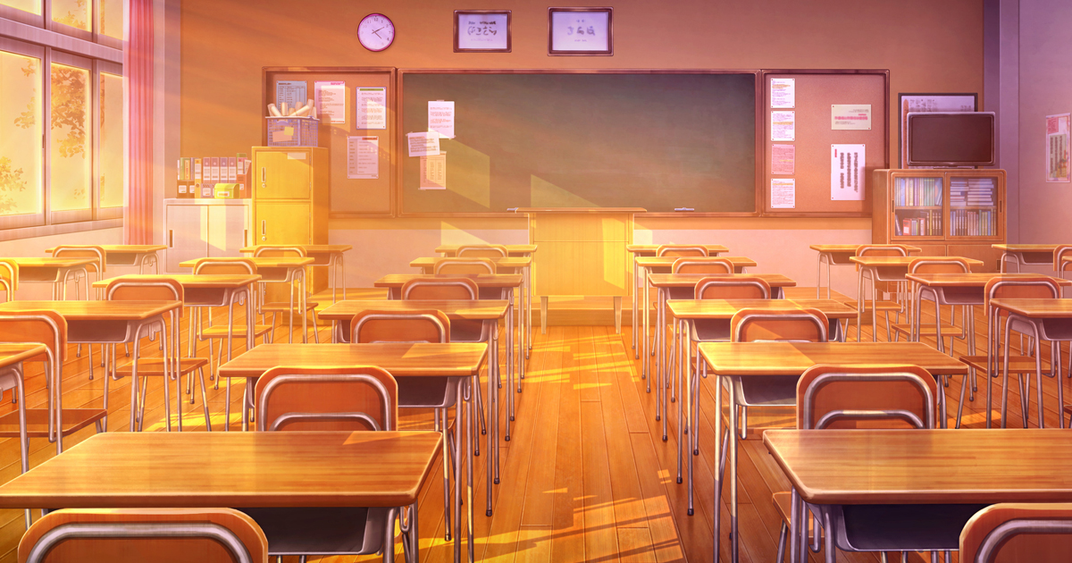 A classroom.
